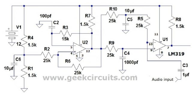 LM319 PWM circuit